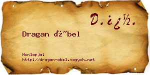 Dragan Ábel névjegykártya